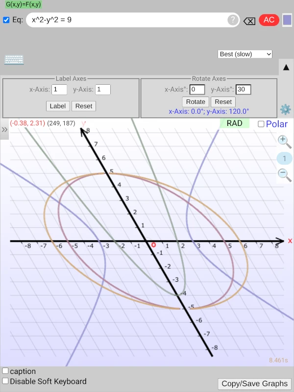 Oblique Equation Grapher