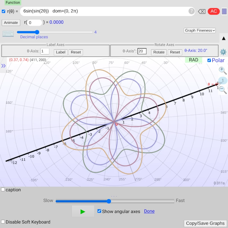 ObliquePolar Function Grapher